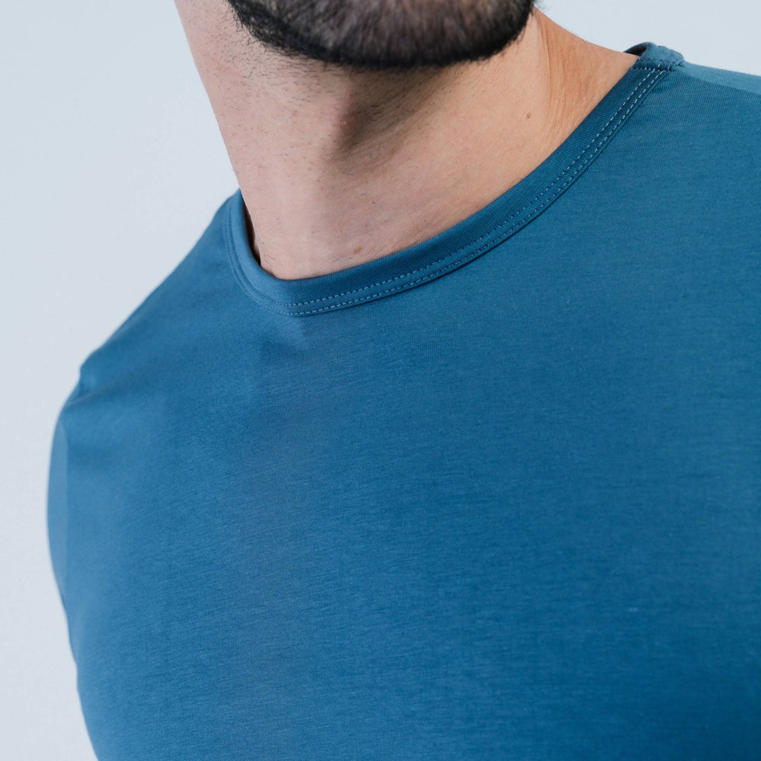Men Cotton T-Shirts #color_vintage-blue#color_vintage-blue