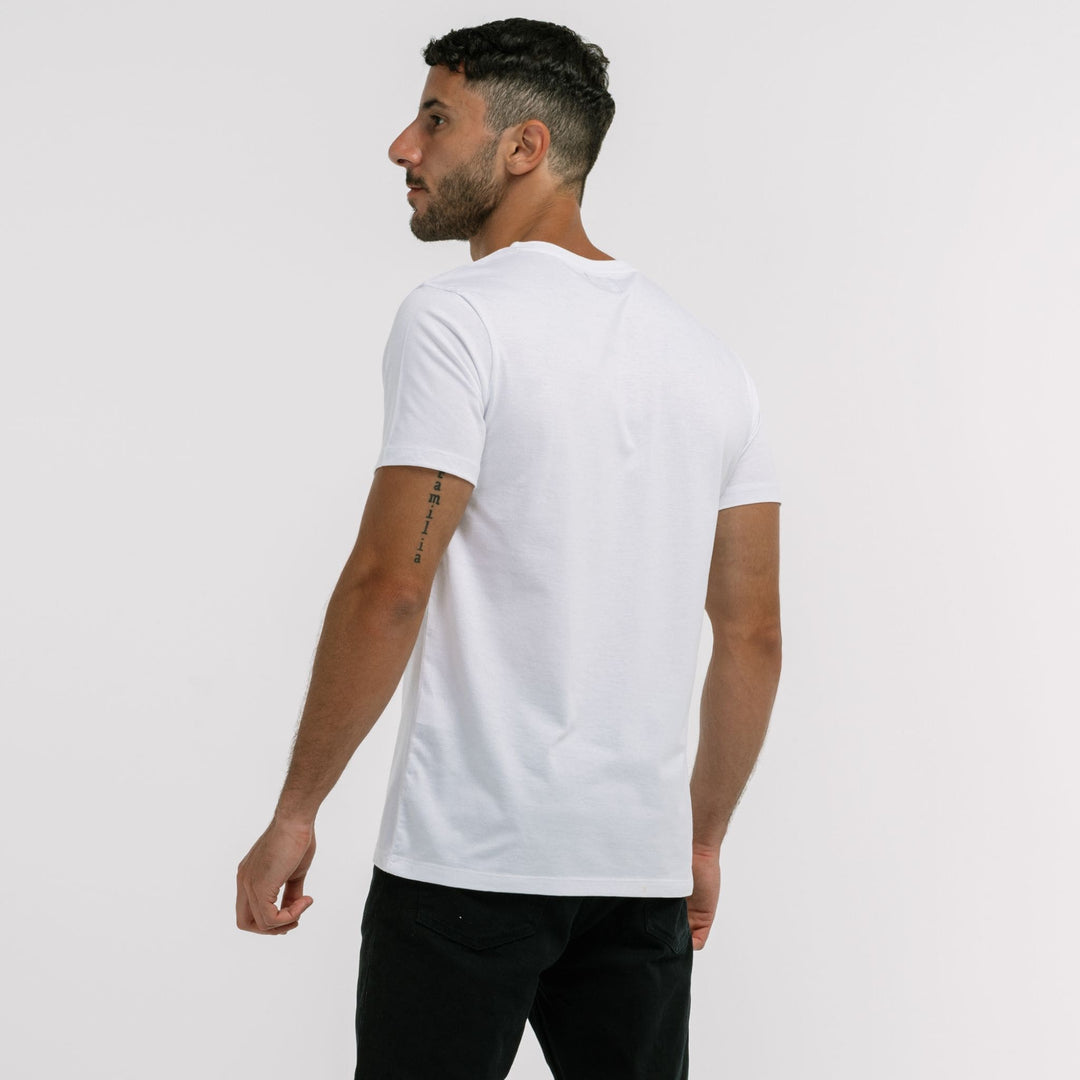 V-Neck t-shirt | 100% cotton T-Shirts #color_white