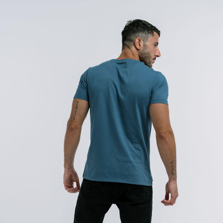 Men’s T-Shirts| Crew neck |blue color #color_vintage-blue