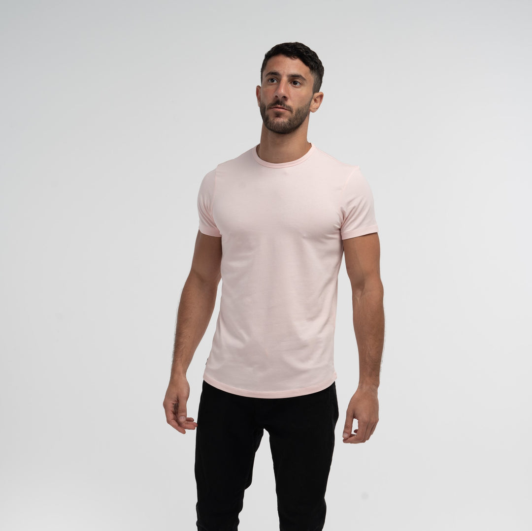 Premium t-shirt crew neck dynamic  #color_light-pink