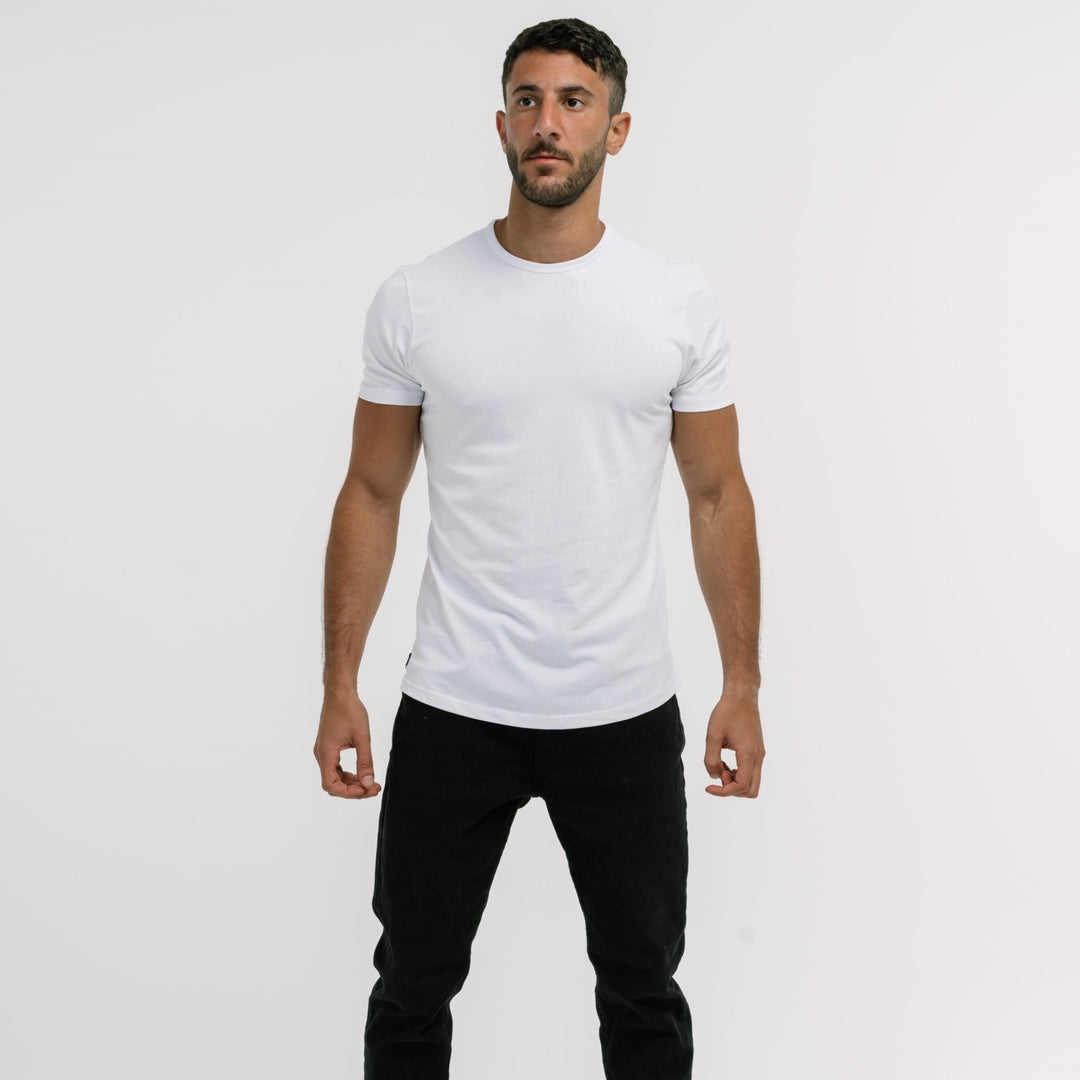Premium t-shirt crew neck dynamic  #color_white