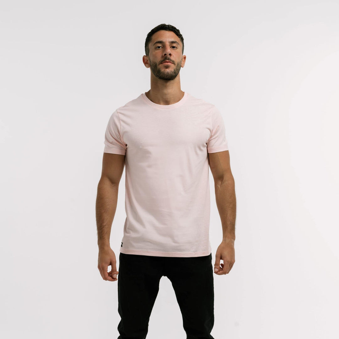 Pink Men’s Egyptian Cotton T-Shirts #color_light-pink