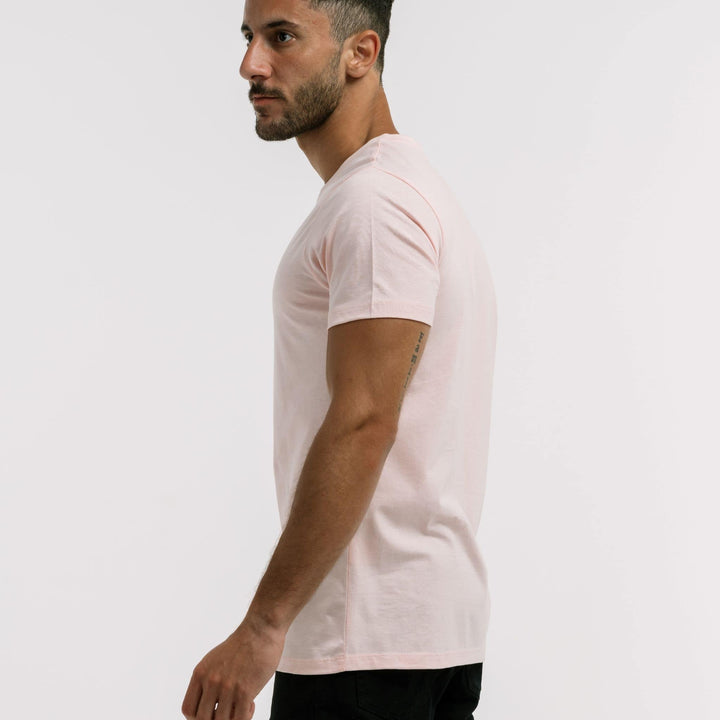 pink Men’s Egyptian Cotton T-Shirts | 100%cotton #color_light-pink