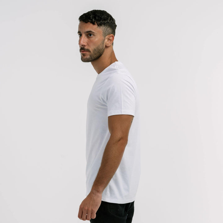 Crew neck t-shirt | 100% cotton T-Shirts #color_white